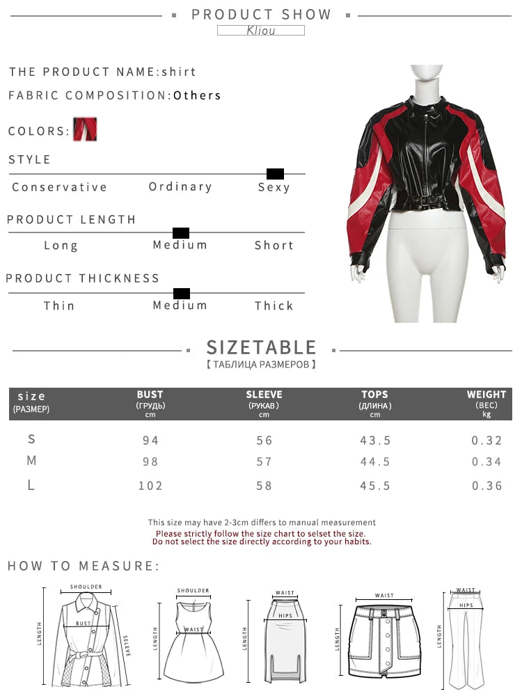 K Slay Faux Leather Jacket