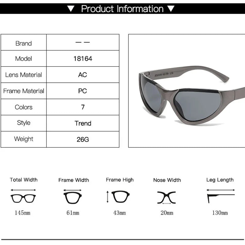 Y2K Spicy Girl Sunglasses