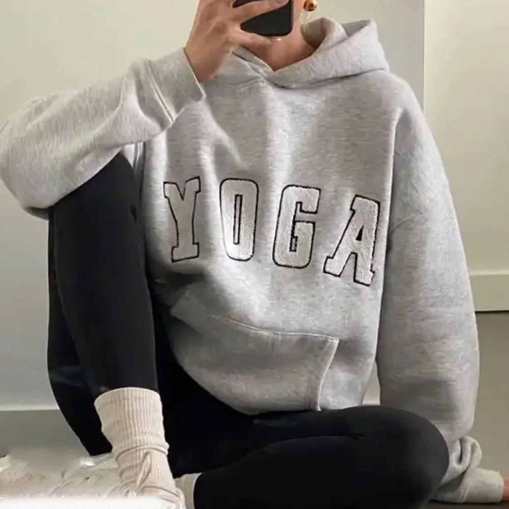 YOGA Loose Sports Hoodie