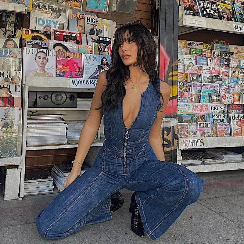 Leslie Denim Jumpsuit