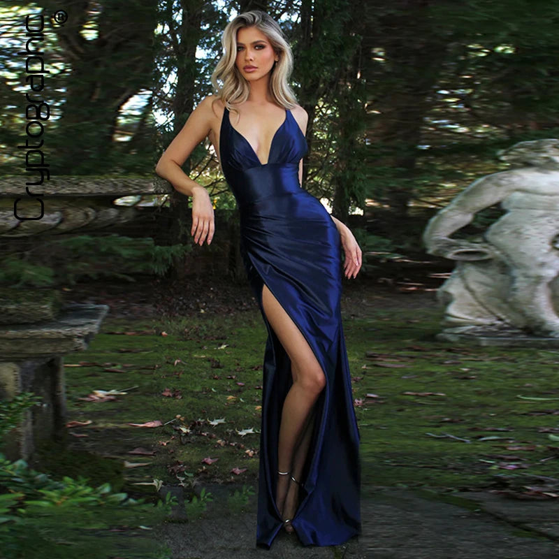 Leslie Sleeveless Split Maxi Dress