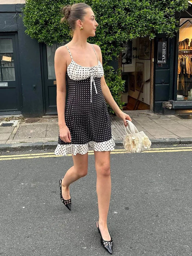 Polka Dot spaghetti strap Dress