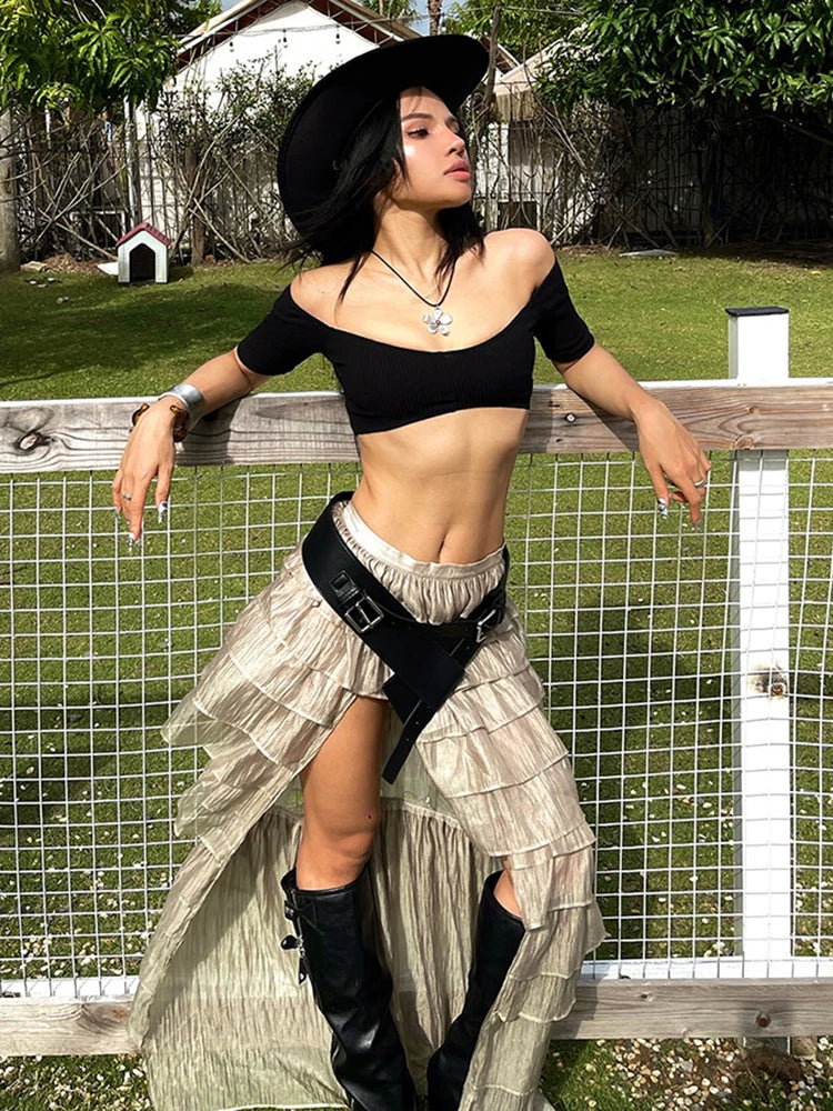 Midnight Music Festival Fashion Simple Chic Bottoms