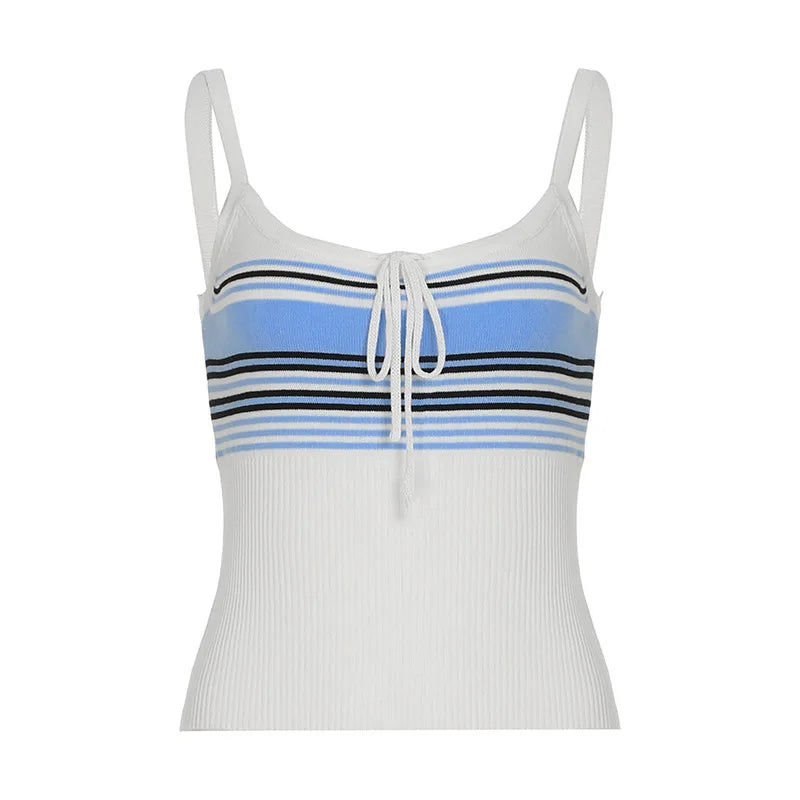 Princess Stripes Knitted Pant Set