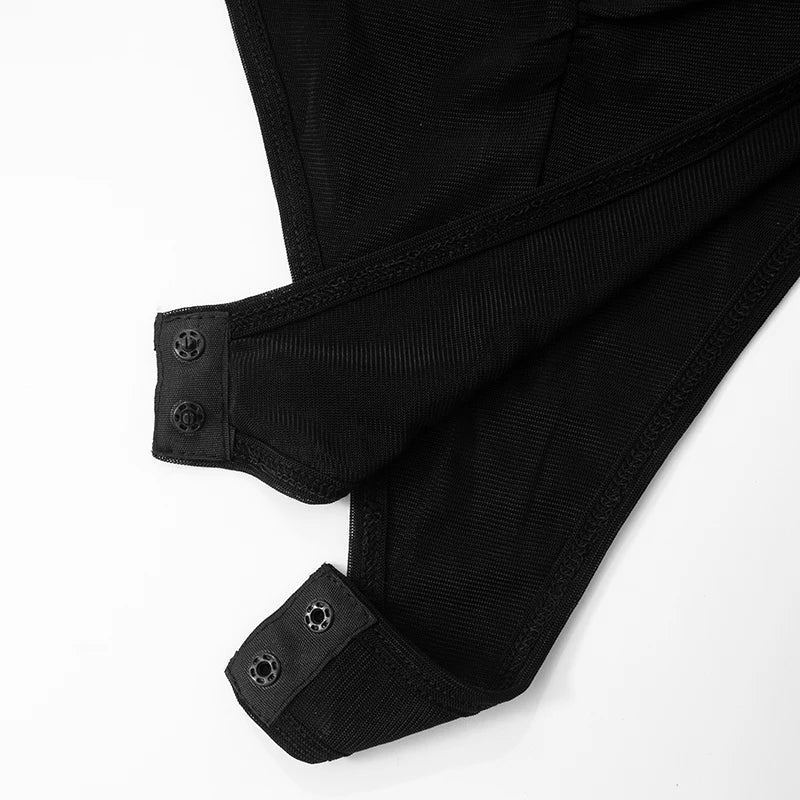 Triangle Bodysuit Y2K