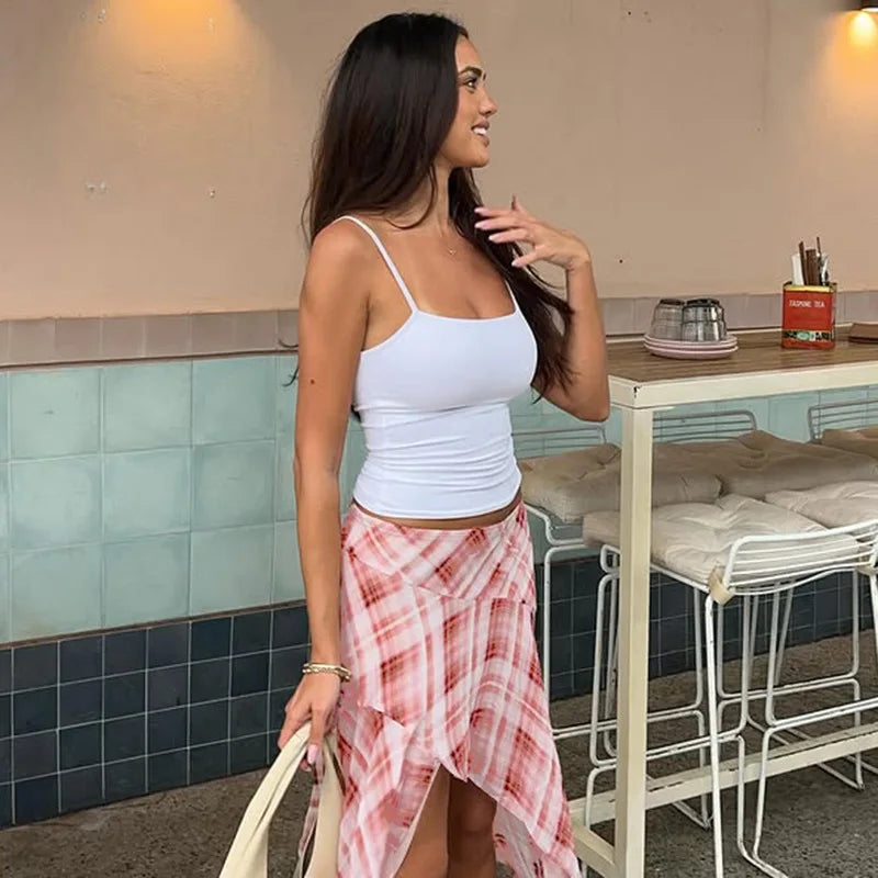 Chic Plaid Skirts