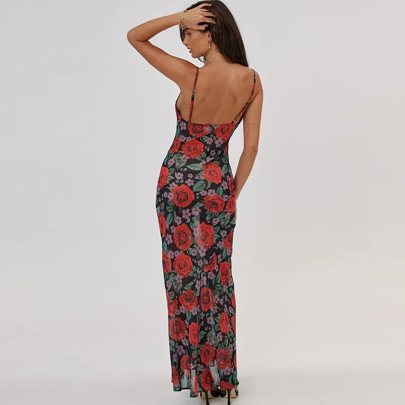 Guapita Flor Long Dress