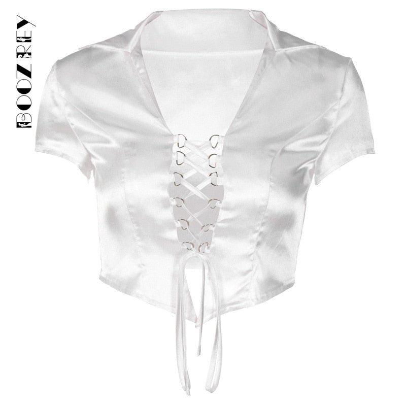 Kim Crop Y2k Top