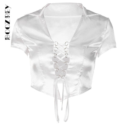 Kim Crop Y2k Top