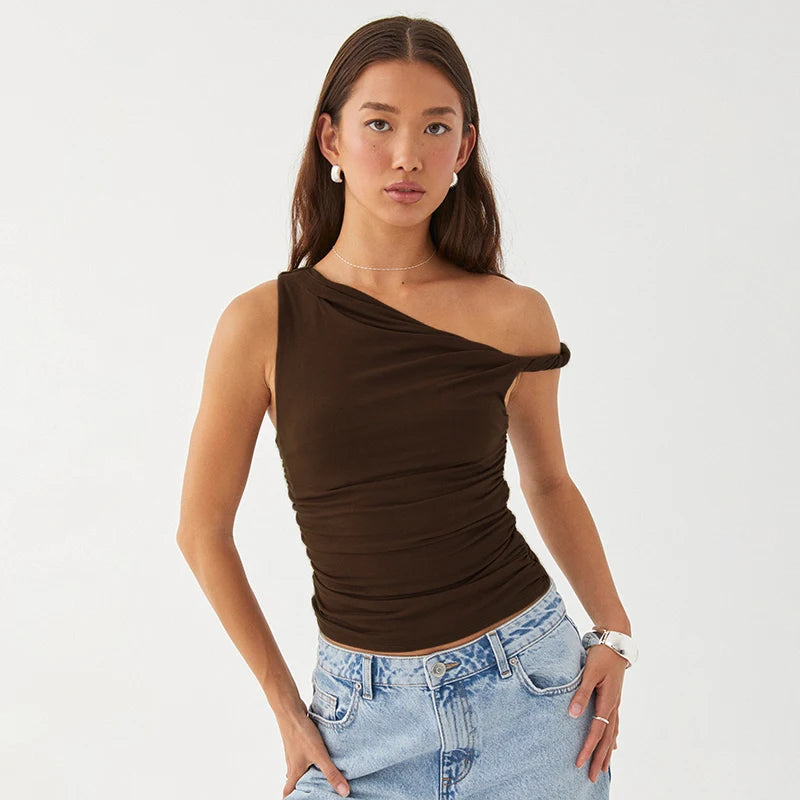 Off Shoulder Crop Tops