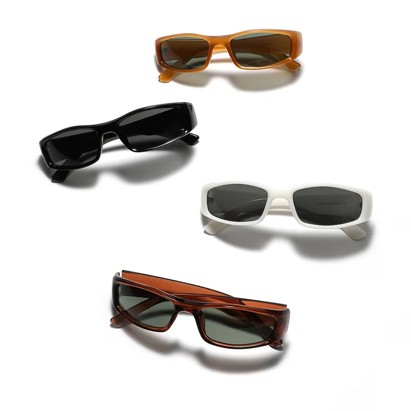 Y2K Future Millennium oval Sunglasses