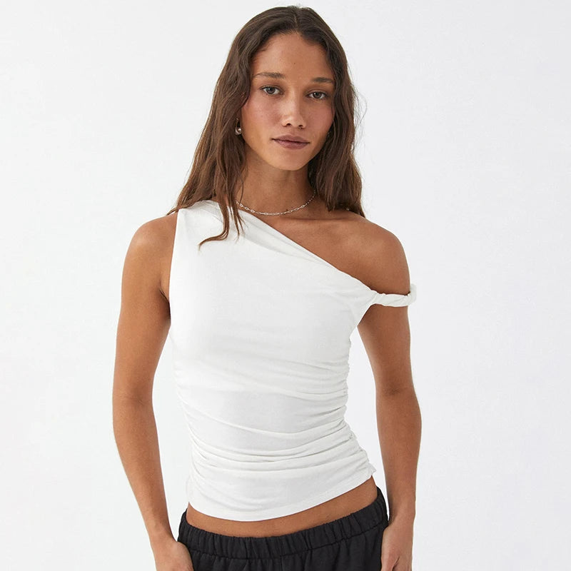 Off Shoulder Crop Tops