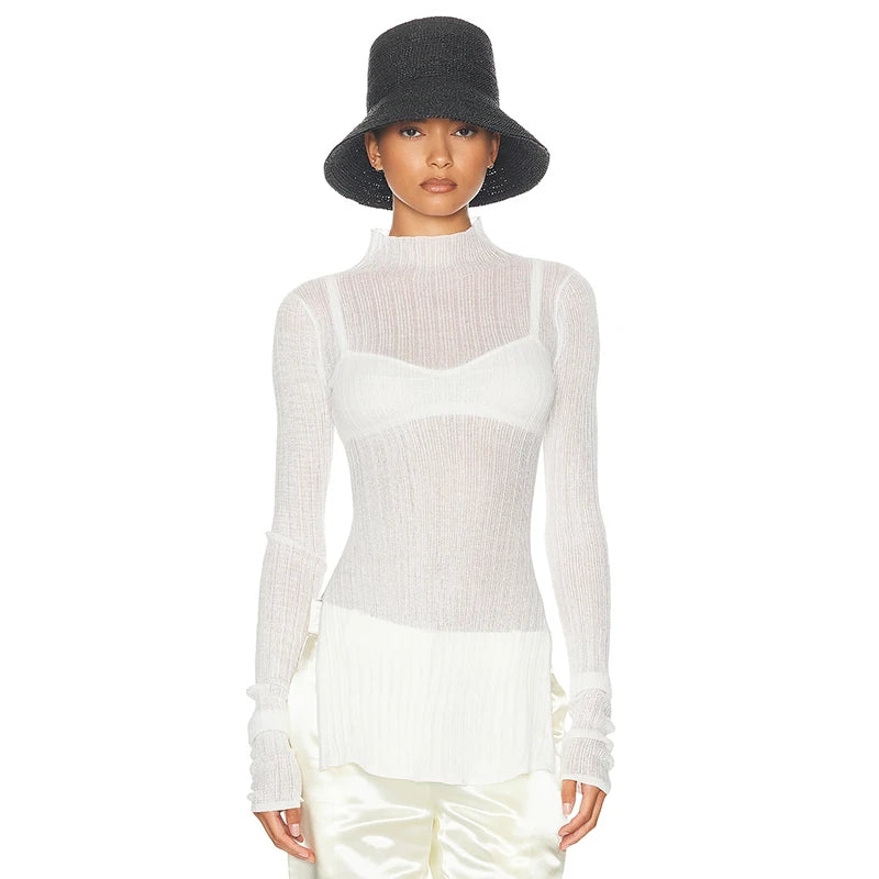 Lorisa Ribbed Knit Top