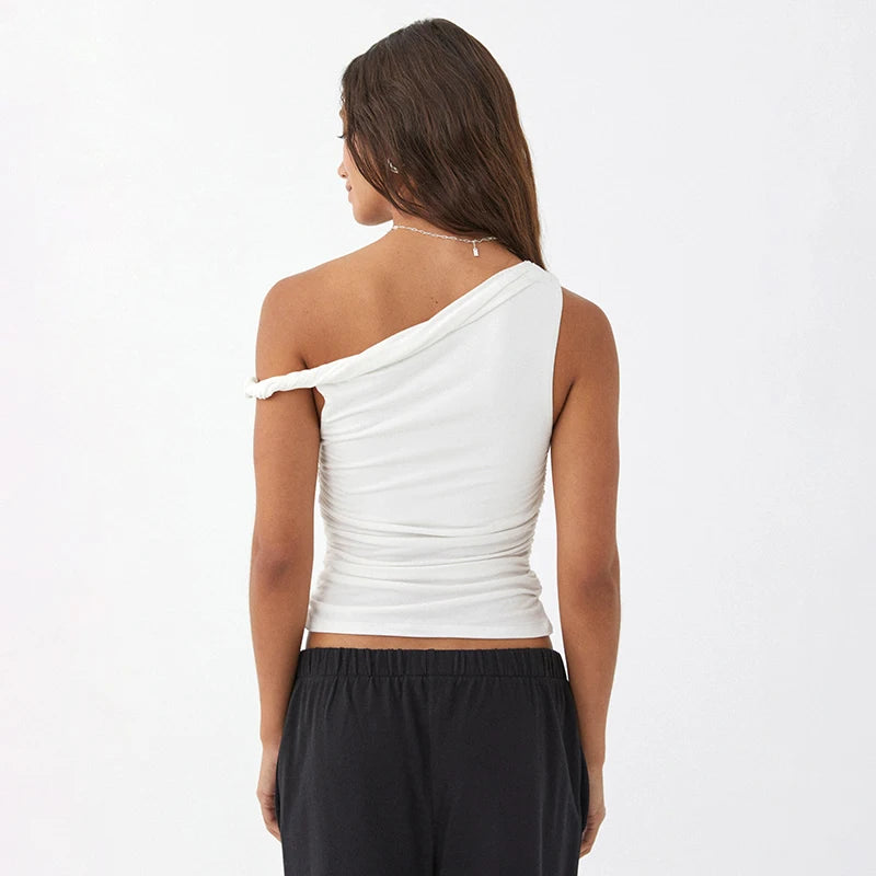 Off Shoulder Crop Tops