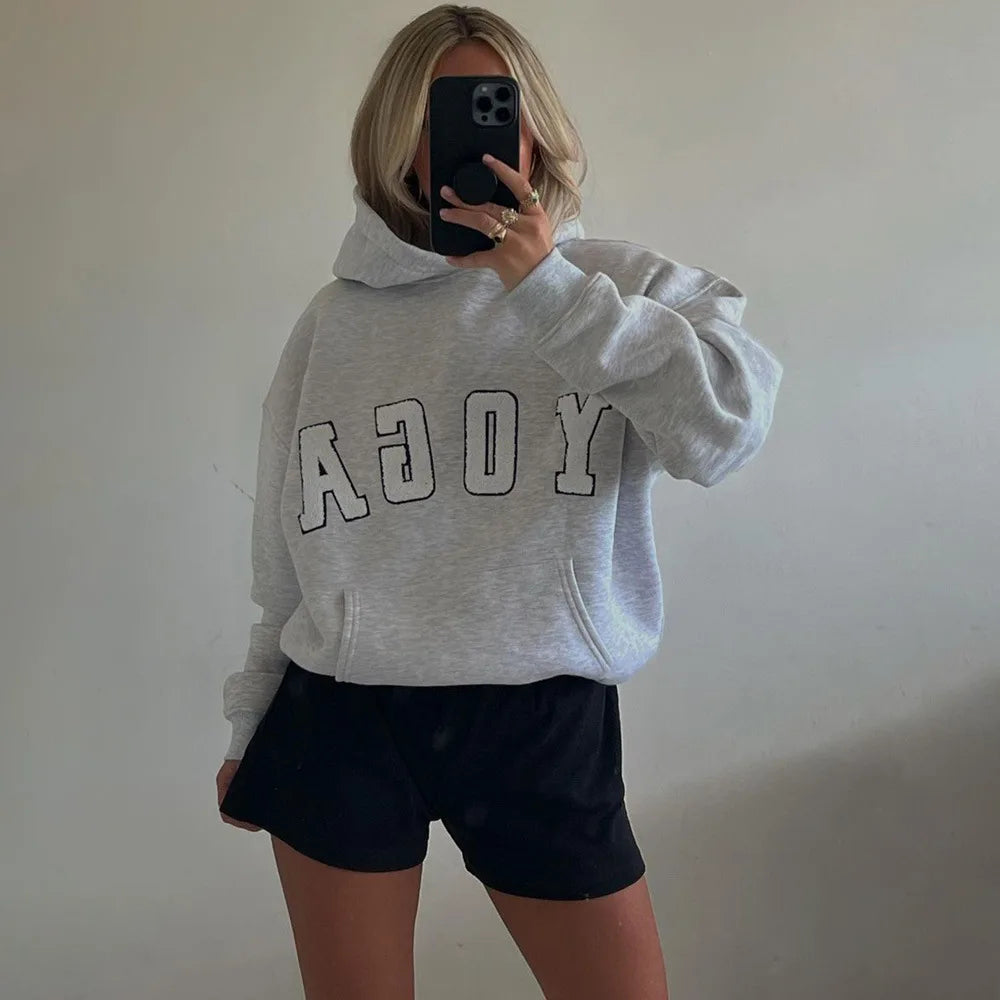 YOGA Loose Sports Hoodie
