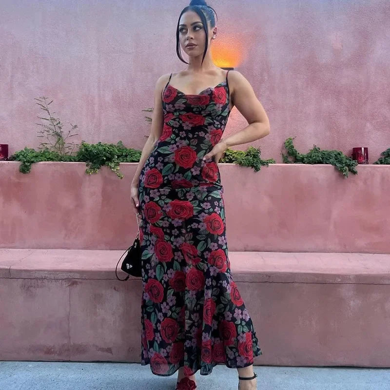 Guapita Flor Long Dress