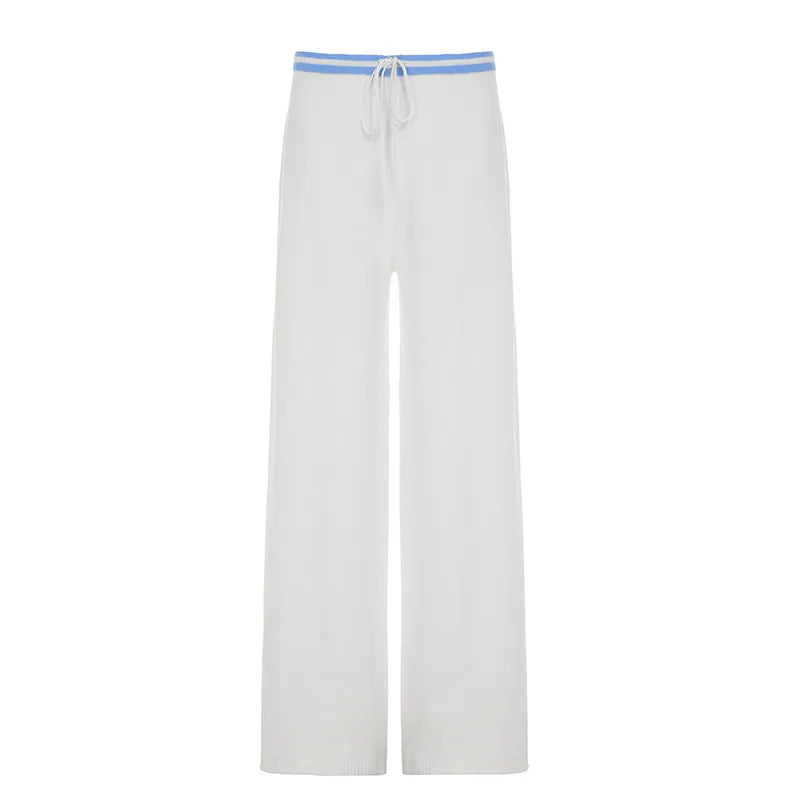 Princess Stripes Knitted Pant Set