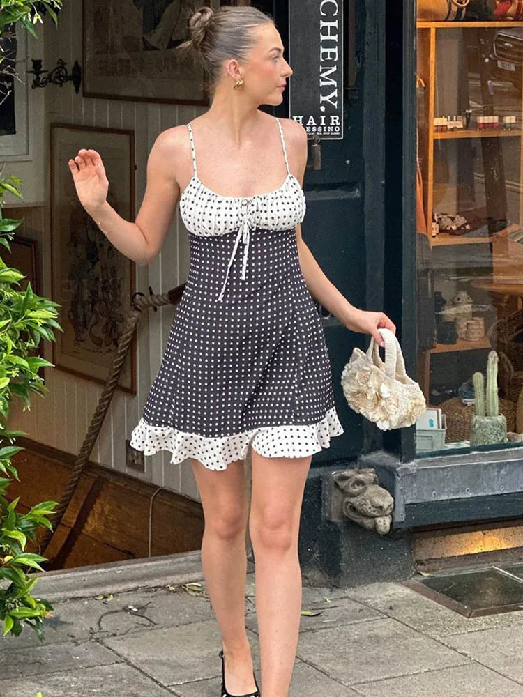 Polka Dot spaghetti strap Dress