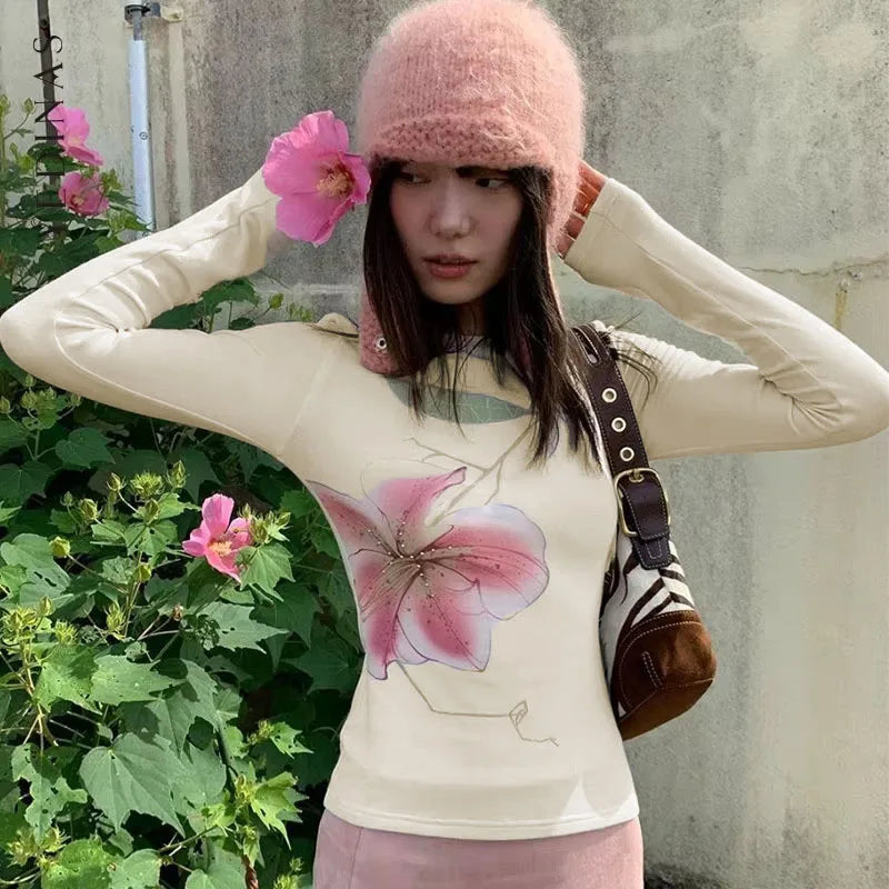 Fairycore Slim Graphic T Shirt