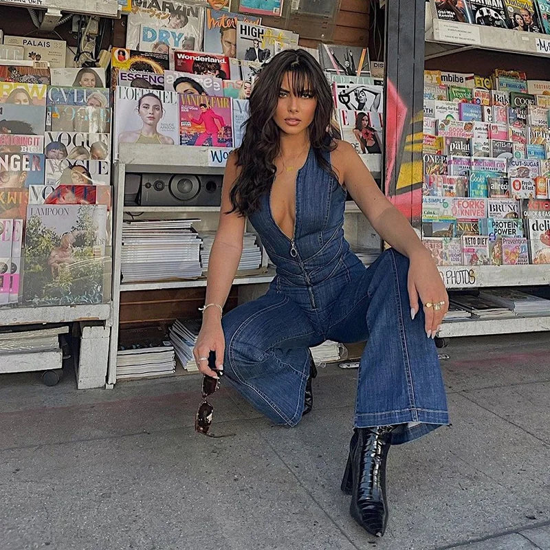 Leslie Denim Jumpsuit