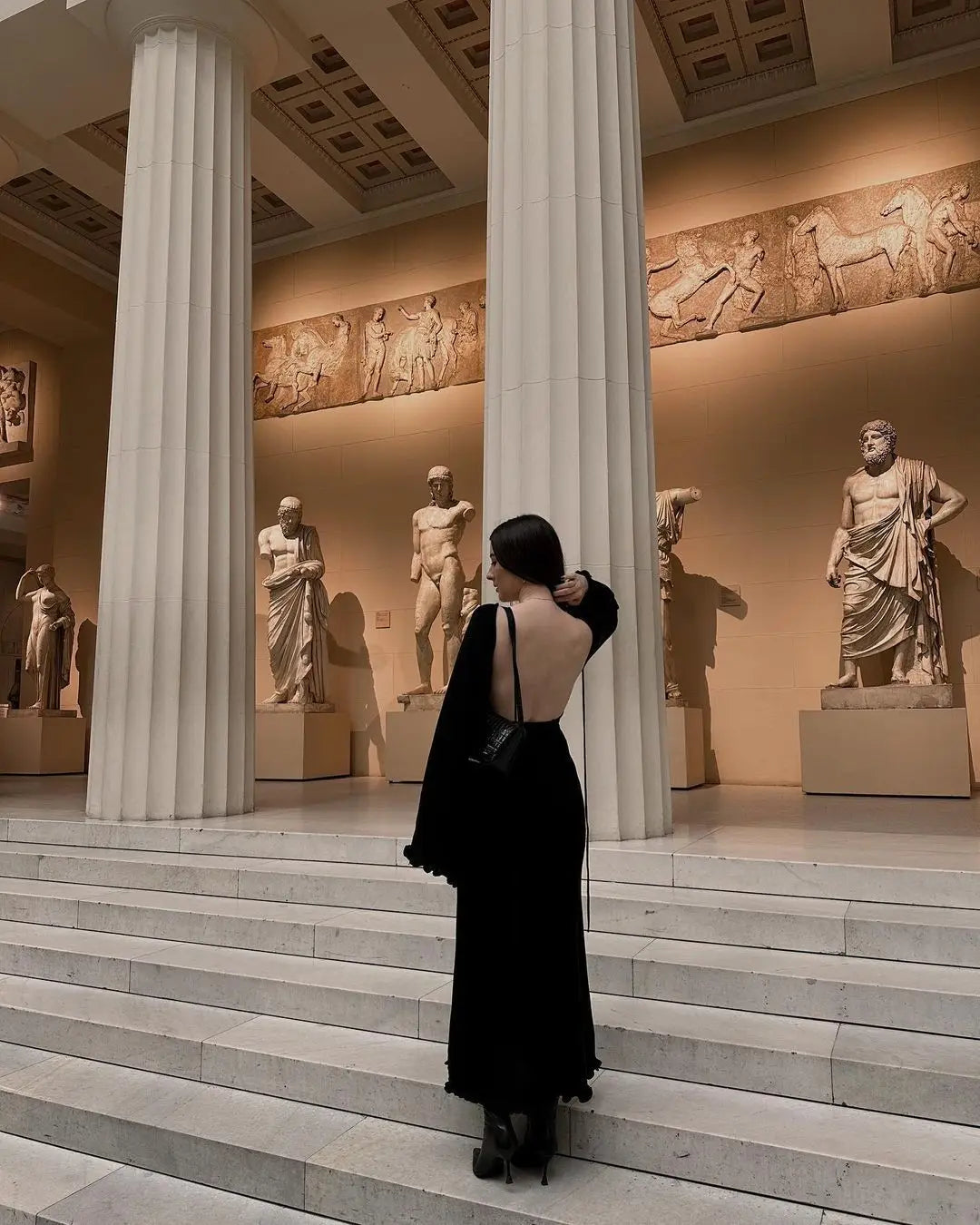 Audrey Elegant Sweater Maxi Dress