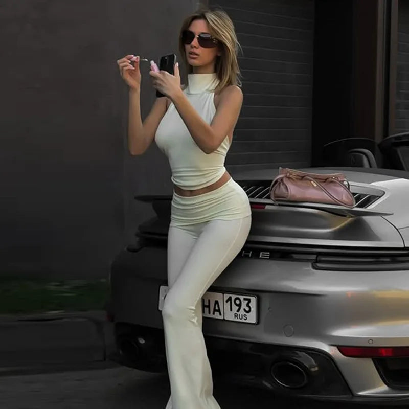 Top and Flare Pant 2 Piece Set