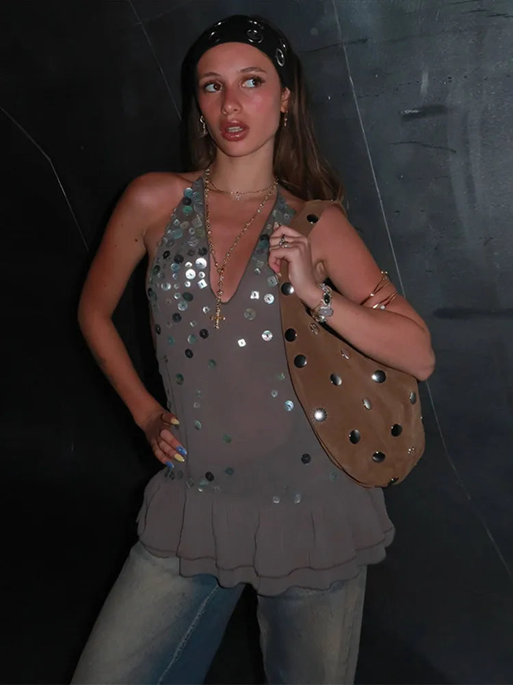 Lola Sequin Short Dress