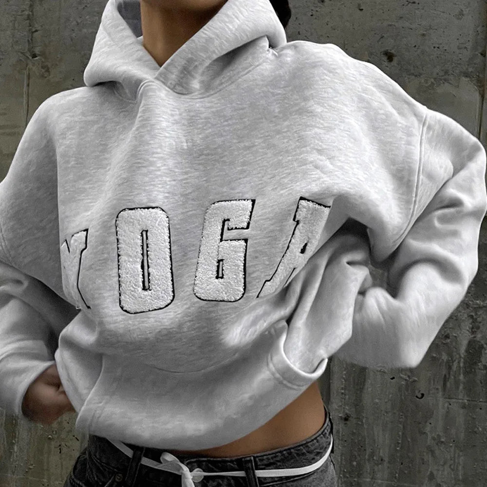 YOGA Loose Sports Hoodie