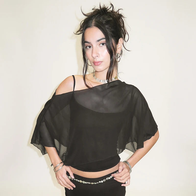 Camisole + Mesh Top