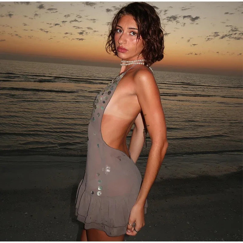 Lola Sequin Short Dress