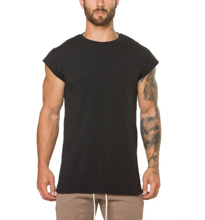 Terry Fit Gym Tops cotton