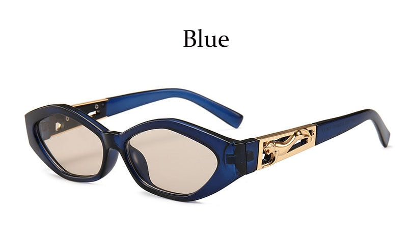 TOOTSIES designer women luxury small sunglasses oval rectangle UV400