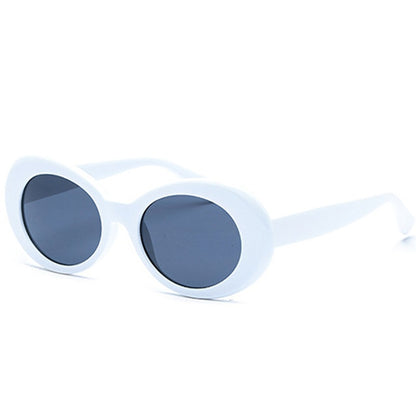 Cobain Classic Black Sunglasses Women Luxury UVB Sunglass Oval