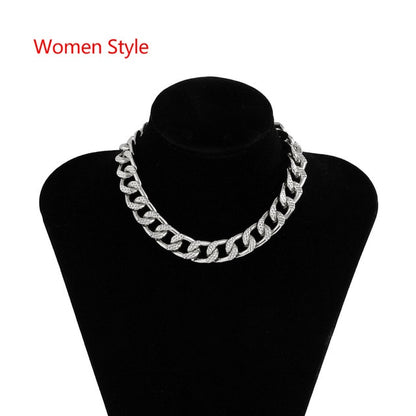 Lacteo Golden Metal Choker Necklace