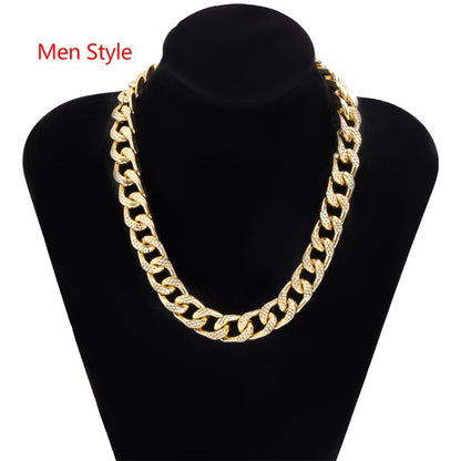 Lacteo Golden Metal Choker Necklace